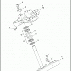 XR1200X 1LD6 XR1200X (2010) STEERING HEAD BRACKET ASSEMBLY - XR1200 / X