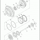 FLSTSE 1PY9 CVO SOFTAIL CONVERTIBLE (2010) Сцепление