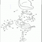 FLHPE 1FTM ROAD KING POLICE (2009) Сиденье
