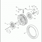 FLHTCUSE5 BLK PR-BLK CVO ULTRA CLASSIC BLACK (2010) Переднее колесо