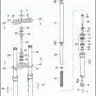VRSCAW 1HFH VRSCAW V-ROD (2010) FRONT FORK - VRSCAW, VRSCDX