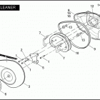 FXD 1GM4 DYNA SUPER GLIDE (2010) Воздушный фильтр