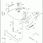 FLST 1JE5 HERITAGE SOFTAIL (2010) FUEL TANK - ALL MODELS EXCEPT FXCWC