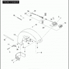 FLHTCUTG 1MAM TRI GLIDE ULTRA CLASSIC (2009) Переднее крыло