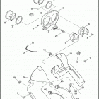 FLTRX 1KH4 ROAD GLIDE CUSTOM (2010) SPEEDOMETER & TACHOMETER - FLTRX