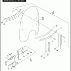 FLSTC 1BW5 HERITAGE SOFTAIL CLASSIC (2010) WINDSHIELD - FLSTC