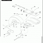 FLHTP 1FMM ELECTRA GLIDE STANDARD POLICE (2010) Переднее крыло