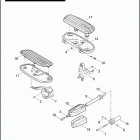 FLSTSE 1PY9 CVO SOFTAIL CONVERTIBLE (2010) FOOTRESTS & FOOTBOARDS