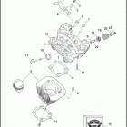 XL1200N 1CZ3 NIGHTSTER (2010) CYLINDER, HEAD, & VALVES - 883C / L / N / R, 1200C / L /...