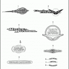 FLHTCU 1FC4 ULTRA CLASSIC (2010) FUEL TANK TRIM