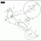 FLSTSE 1PY9 CVO SOFTAIL CONVERTIBLE (2010) Сиденье