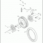 FLHPE 1FTM ROAD KING POLICE (2009) Переднее колесо