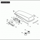 FLHTCUSE5 BLK PR-BLK CVO ULTRA CLASSIC BLACK (2010) SADDLEBAGS (1 OF 2)