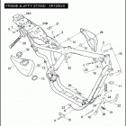 XR1200X 1LD6 XR1200X (2010) FRAME & JIFFY STAND - XR1200 / X