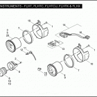 FLHTC 1FF4 ELECTRA GLIDE CLASSIC (2010) INSTRUMENTS - FLHT, FLHTC, FLHTCU, FLHTK & FLHX