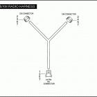 FLHTCUSE4 1PR8 CVO ULTRA CLASSIC (2009) CB / XM RADIO HARNESS