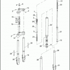 VRSCF 1HPH V-ROD MUSCLE (2010) FRONT FORK - VRSCF