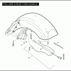 FLHXSE 1PZ8 CVO STREET GLIDE (2010) TAIL LAMP & REAR TURN SIGNALS