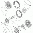 XL1200N 1CZ3 NIGHTSTER (2010) REAR WHEEL, LACED & PROFILE LACED - 883C / L / R, 1200C ...