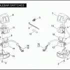 FXDFSE 1PW8 CVO FAT BOB (2009) HANDLEBAR SWITCHES