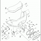 FLTRX 1KH4 ROAD GLIDE CUSTOM (2010) WINDSHIELD, FAIRING & HEADLAMPS - FLTRX