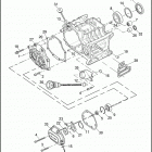 FXD 1GM4 DYNA SUPER GLIDE (2010) TRANSMISSION BEARINGS & SIDE COVERS
