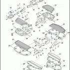 FLHR 1FB4 ROAD KING (2010) FOOTBOARDS & FOOTPEGS