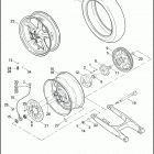 VRSCF 1HPH V-ROD MUSCLE (2009) Заднее колесо