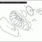 XL1200N 1CZ3 NIGHTSTER (2010) INSPECTION COVER & PRIMARY COVER