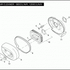 XL1200N 1CZ3 NIGHTSTER (2010) AIR CLEANER - 883C / L / N / R, 1200C / L / N / X