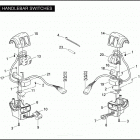 FLHPE 1FTM ROAD KING POLICE (2009) HANDLEBAR SWITCHES
