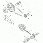 FLHXSE 1PZ8 CVO STREET GLIDE (2010) BELTS, CHAINS & SPROCKETS