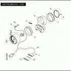 FXD 1GM4 DYNA SUPER GLIDE (2010) INSTRUMENTS - FXD