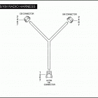 FLHTCUSE5 BLK PR-BLK CVO ULTRA CLASSIC BLACK (2010) CB / XM RADIO HARNESS