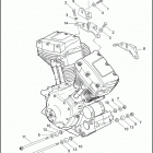 FLSTSB 1JM5 CROSS BONES (2010) ENGINE MOUNTS