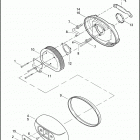 FLHTCUSE5 1PR8 CVO ULTRA CLASSIC (2010) Воздушный фильтр