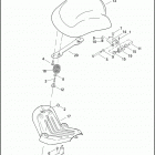 FLSTSB 1JM5 CROSS BONES (2009) SEAT - FLSTSB