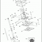 FLSTFB 1JN5 FAT BOY LO (2010) ROCKER ARM ASSEMBLY & PUSH RODS - TWIN CAM 96 ™