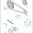 XL1200N 1CZ3 NIGHTSTER (2010) BELTS & SPROCKETS - 883C / L / N / R, 1200C / L / N / X