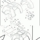 FLHTCUTG 1MAM TRI GLIDE ULTRA CLASSIC (2010) BODY ASSEMBLY & SIDE COVERS