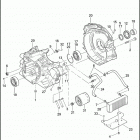 FLHTCUTG 1MAM TRI GLIDE ULTRA CLASSIC (2009) CRANKCASE & ENGINE - OIL FILTER & COOLER - TWIN CAM 103 ...