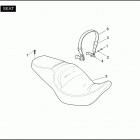 FLHXSE 1PZ8 CVO STREET GLIDE (2010) Сиденье
