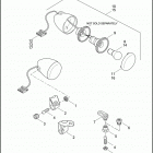 FXSTC 1JL5 SOFTAIL CUSTOM (2010) FRONT TURN SIGNALS