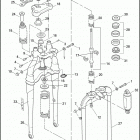 FLSTSB 1JM5 CROSS BONES (2010) FRONT FORK - FLSTSB