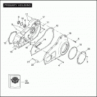 FLHTCUSE5 BLK PR-BLK CVO ULTRA CLASSIC BLACK (2010) PRIMARY HOUSING