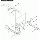 FLSTSB 1JM5 CROSS BONES (2010) REAR BELT GUARD