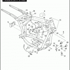 FXD 1GM4 DYNA SUPER GLIDE (2010) FRAME & JIFFY STAND