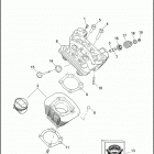 XR1200X 1LD6 XR1200X (2010) CYLINDER, HEAD, & VALVES - XR1200 / X