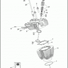 FLHXSE 1PZ8 CVO STREET GLIDE (2010) CYLINDERS, HEADS, & VALVES - TWIN CAM 110 ™