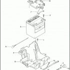FLHXSE 1PZ8 CVO STREET GLIDE (2010) BATTERY, TRAY, & CABLES